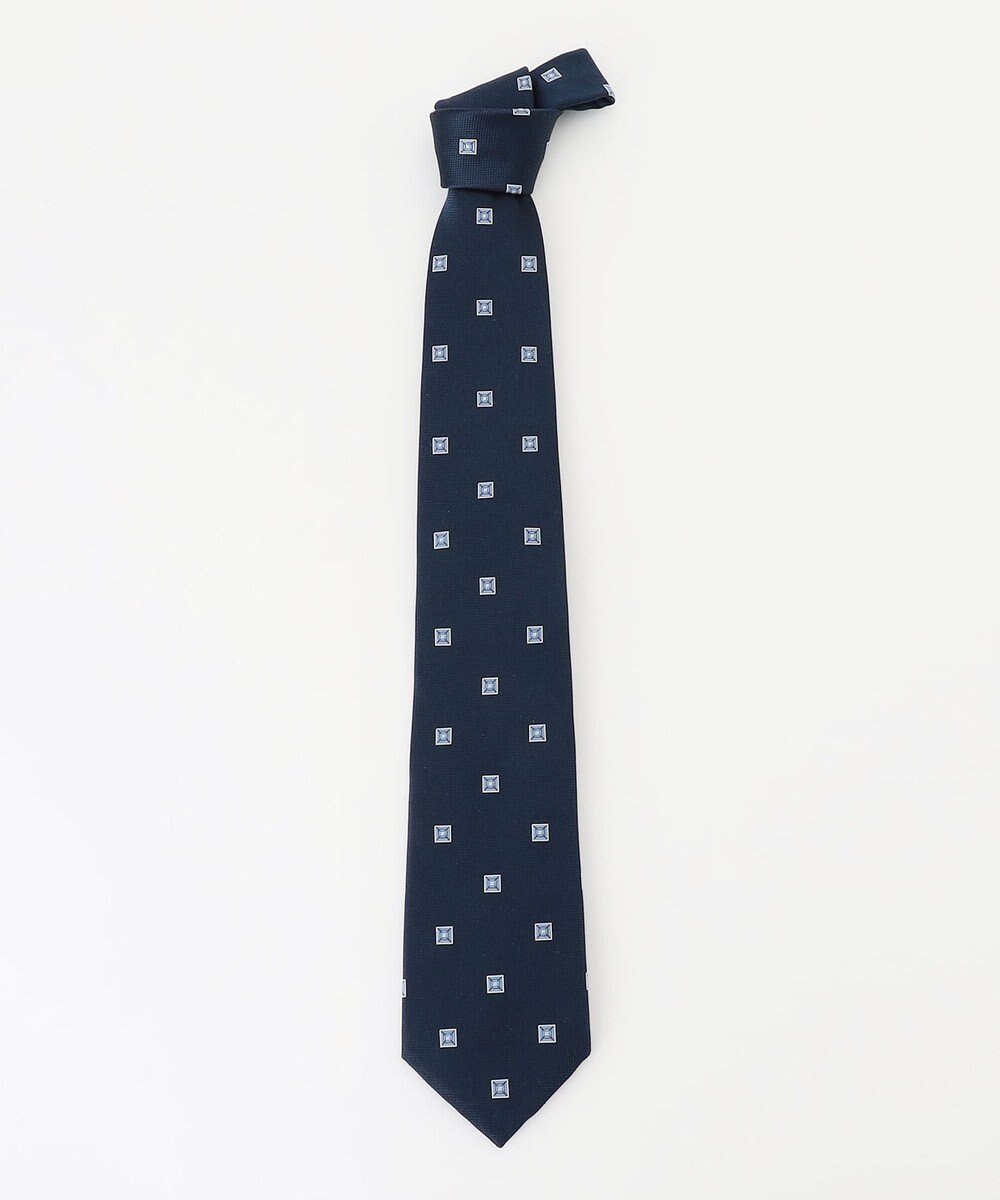 J.PRESS MEN 【FRESHERS COLLECTION】ブロック小紋ネクタイ 