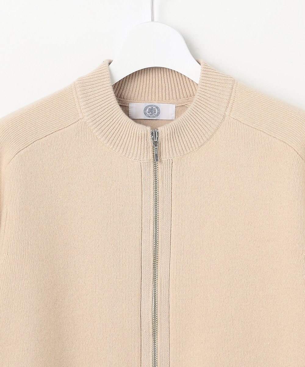 J.PRESS LADIES L CAT ジップアップ ブルゾン ニット 