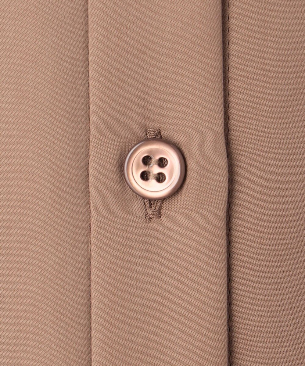 ICB 【洗える】 ルゼブフィブリルサテン シャツワンピース 