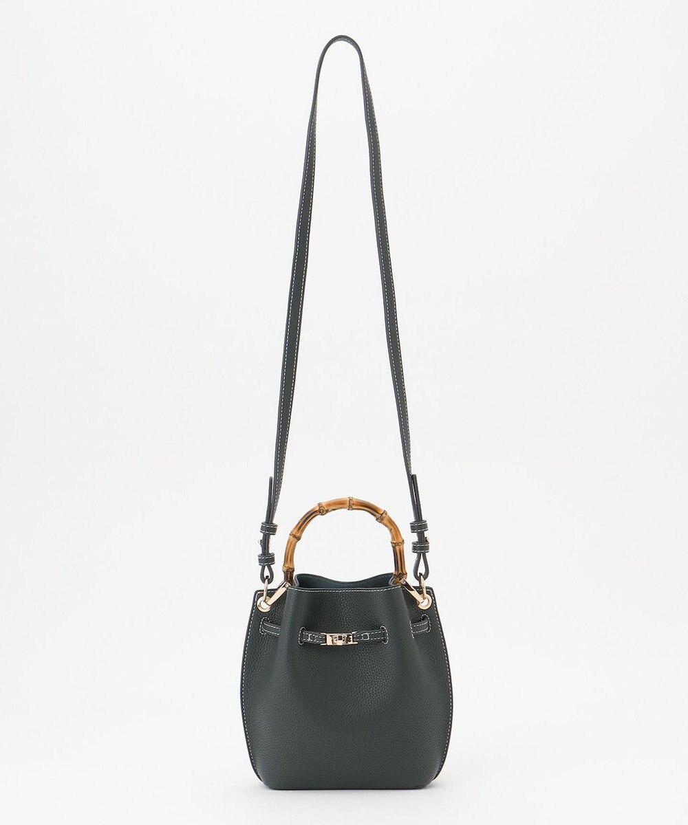 23区 バンブーハンドルミニショルダーバッグ 