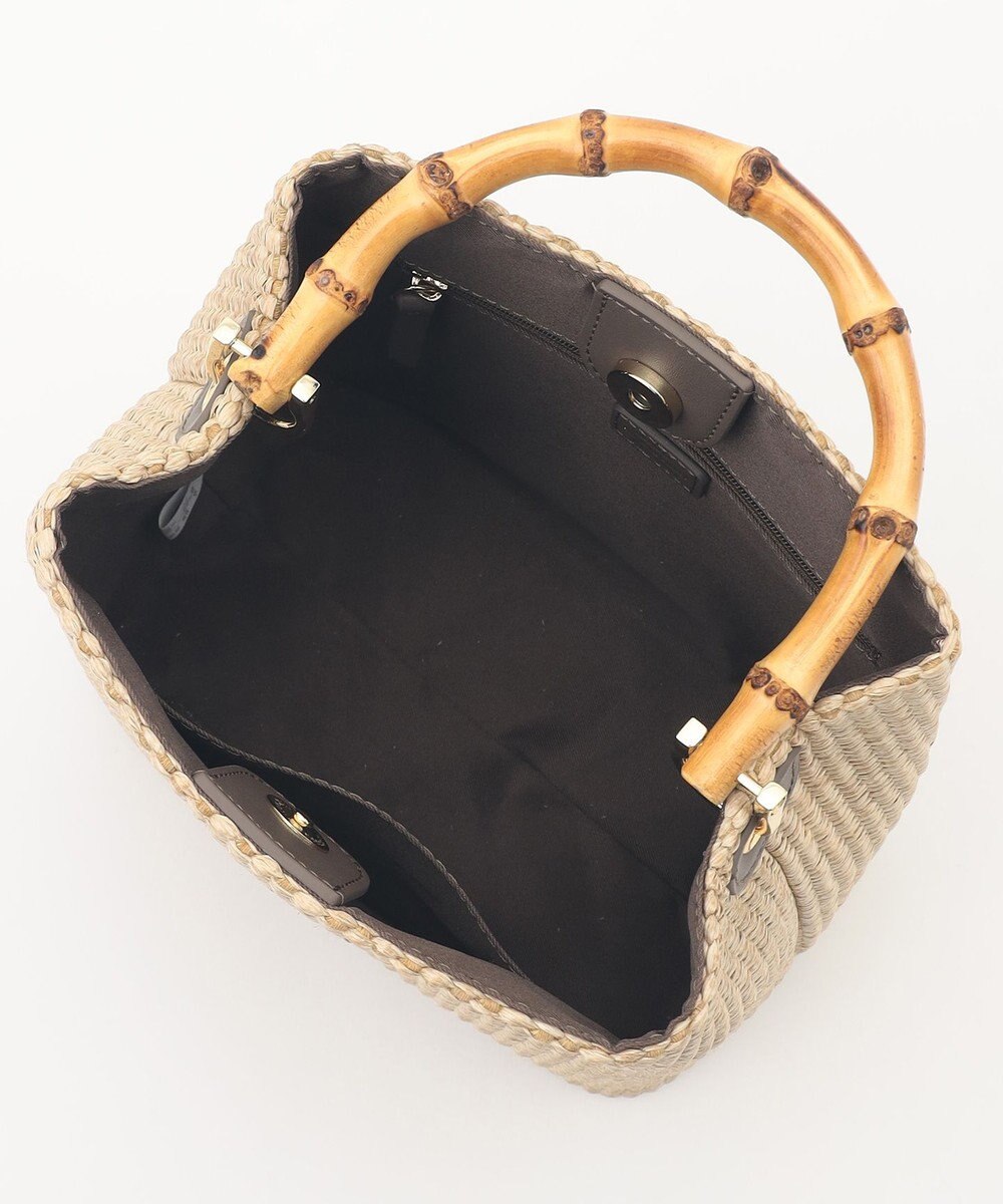 J.PRESS LADIES 【2way】 バンブー カゴ バッグ 