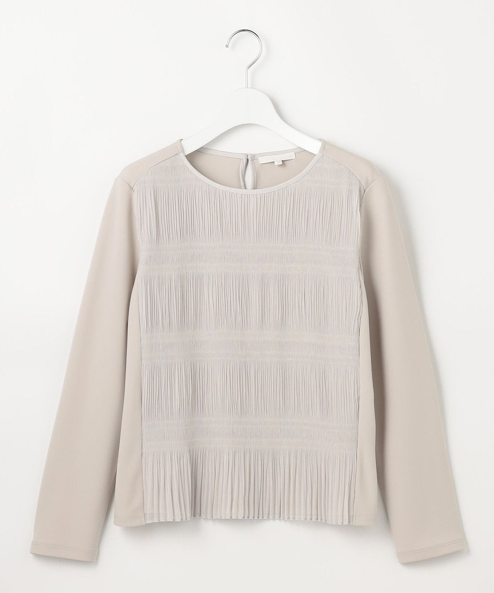 自由区 S プリーツコンビジャージ ブラウス 