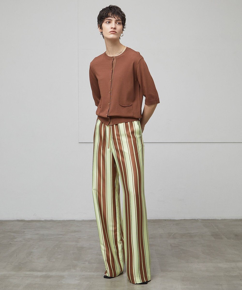 BEIGE， 【洗える】VALOIS / 半袖カーディガン 