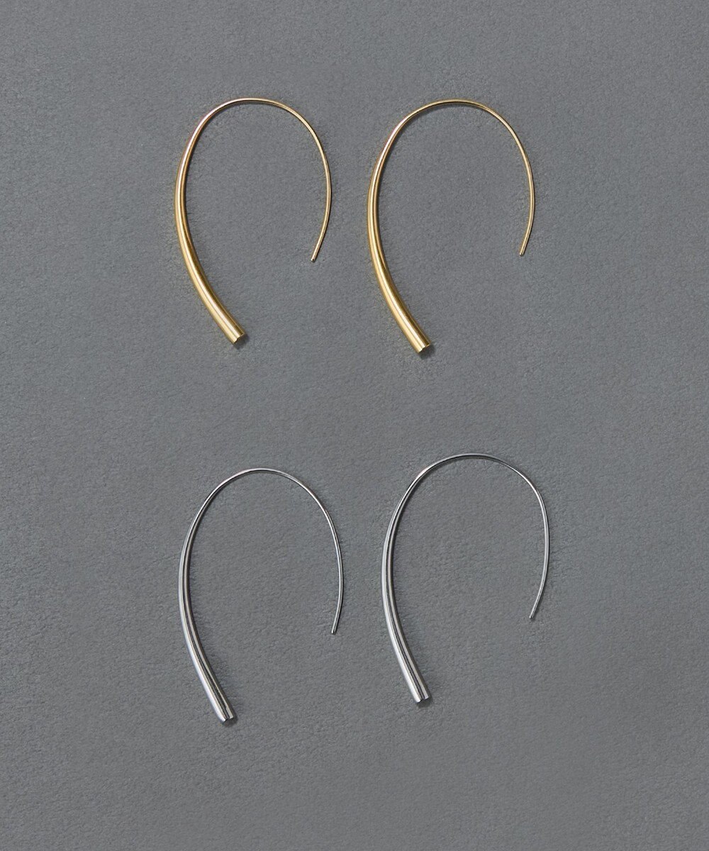 Phoebe 〈金属アレルギー対応〉エアリーフックピアス　ゴールド　ステンレス 