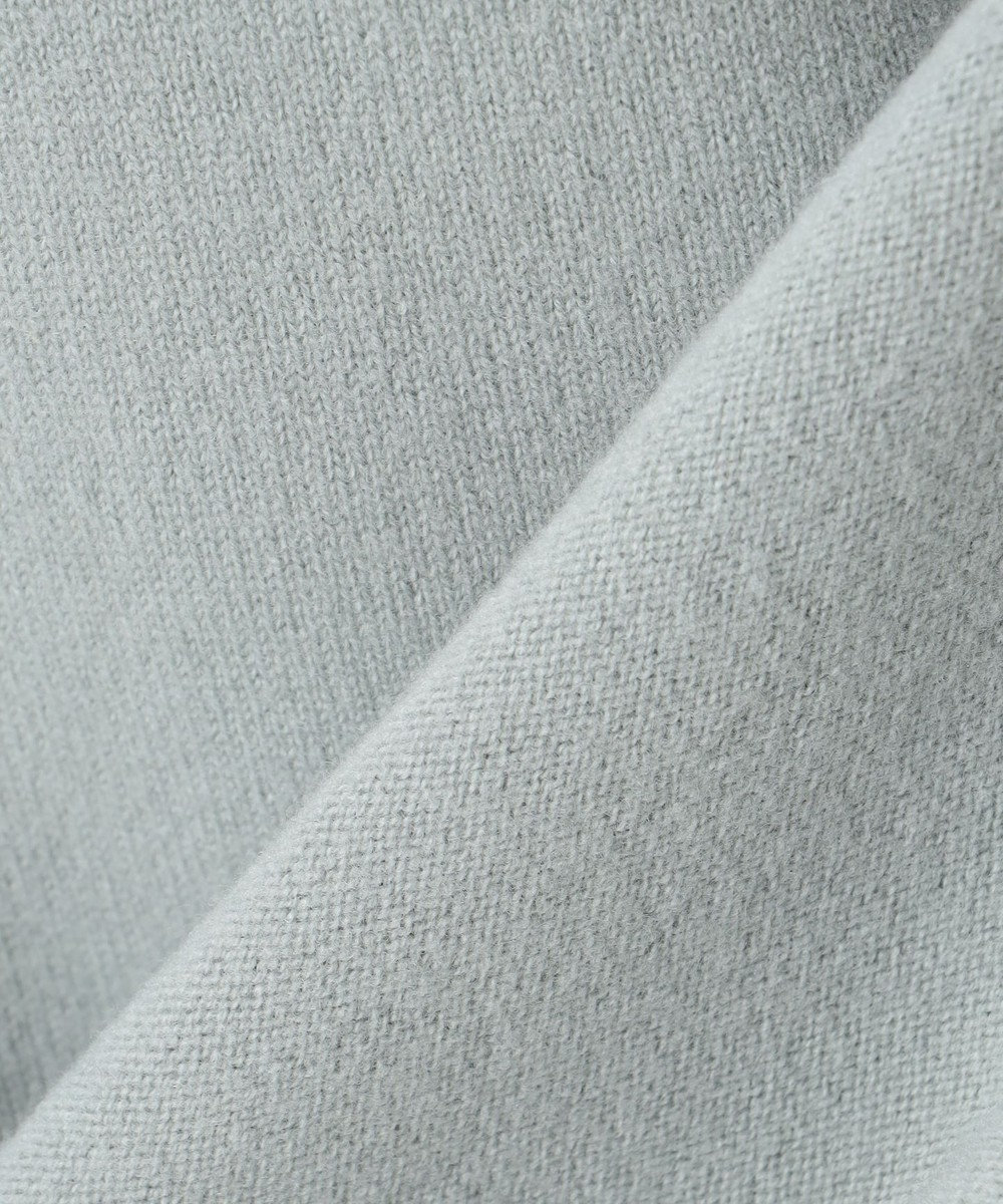 23区 L 【エステータ】エアリースパンウール アームウォーマーデザイン ハイネックニット 