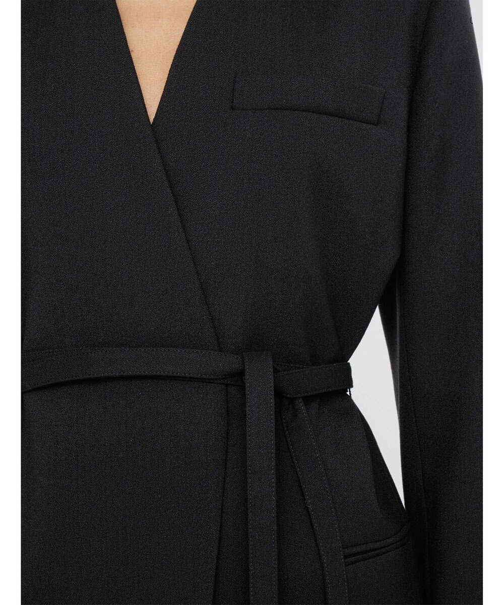 JOSEPH テーラリングクレープ　ノーカラージャケット 