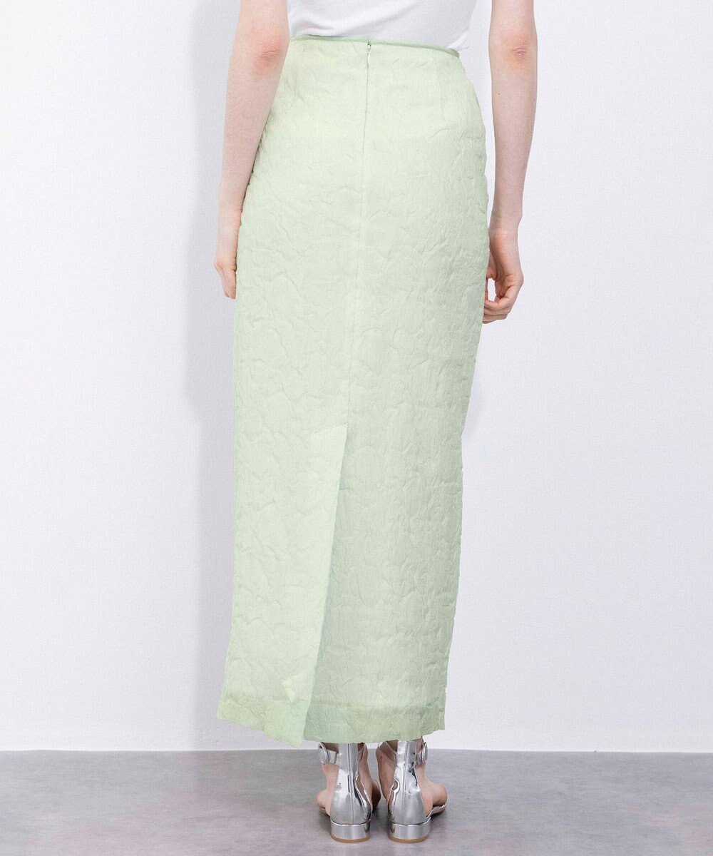 NAVE 【Nave・洗える/シアー素材】クラッシュオーガンジー スカート 