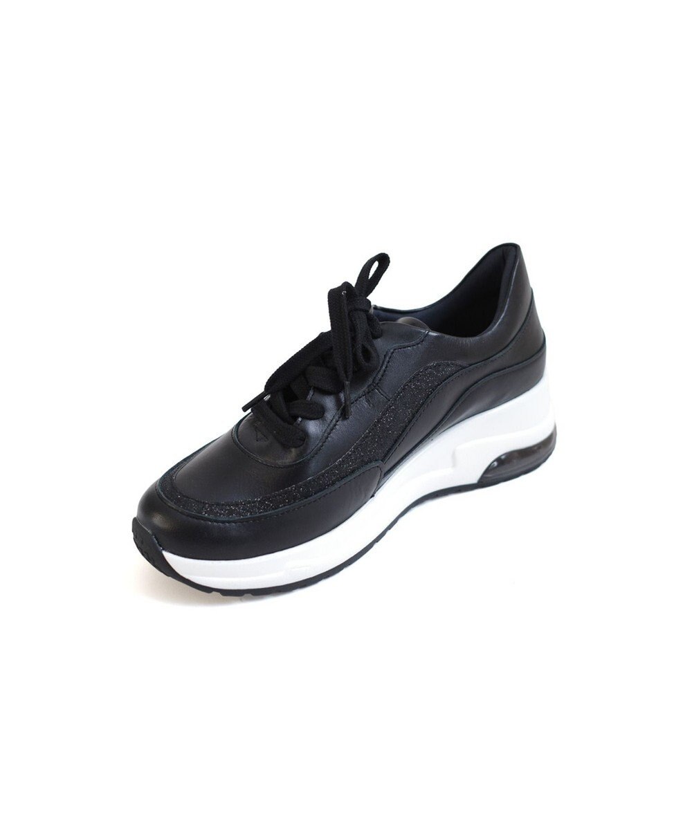 Pointer 日本製 本革厚底スニーカー 