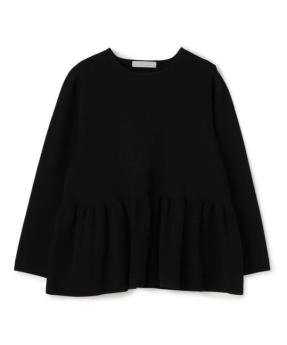 UNFILO BEAUTY FORM KNIT ペプラムセットアップ 