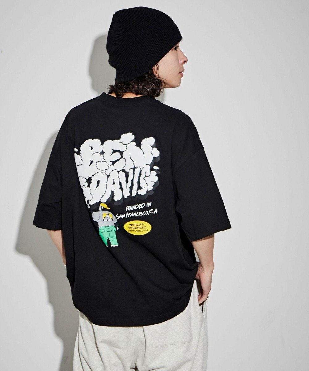 WEGO 【ユニセックス着用ITEM/綿100％/SMLサイズ】別注ベンデイビスプランプロゴT 