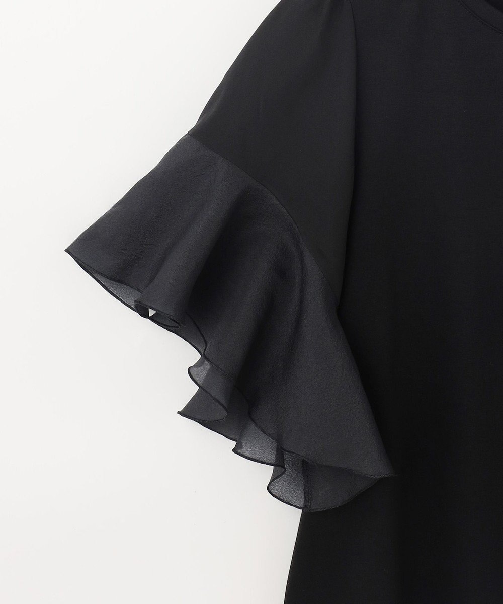 GRACE CONTINENTAL フレアスリーブカットトップ 