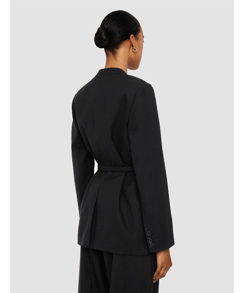 JOSEPH テーラリングクレープ　ノーカラージャケット 