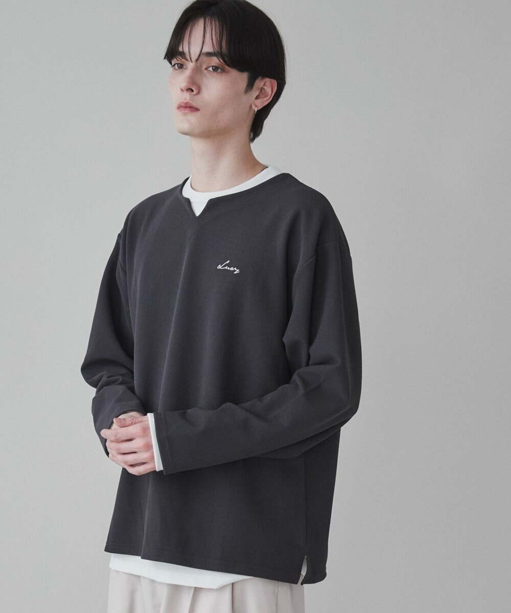 WEGO 【2点SET】アンサンブルキーネックプルオーバー 