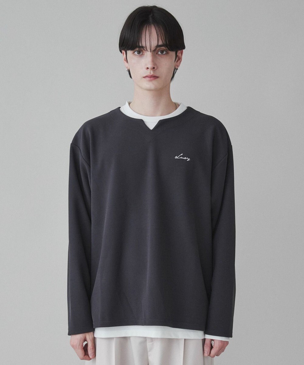 WEGO 【2点SET】アンサンブルキーネックプルオーバー 