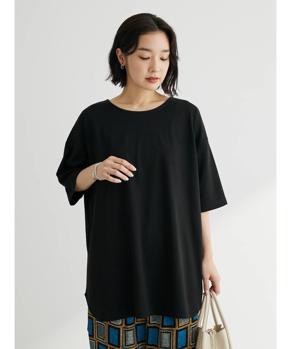 Green Parks 接触冷感バックカシュクールチュニック 