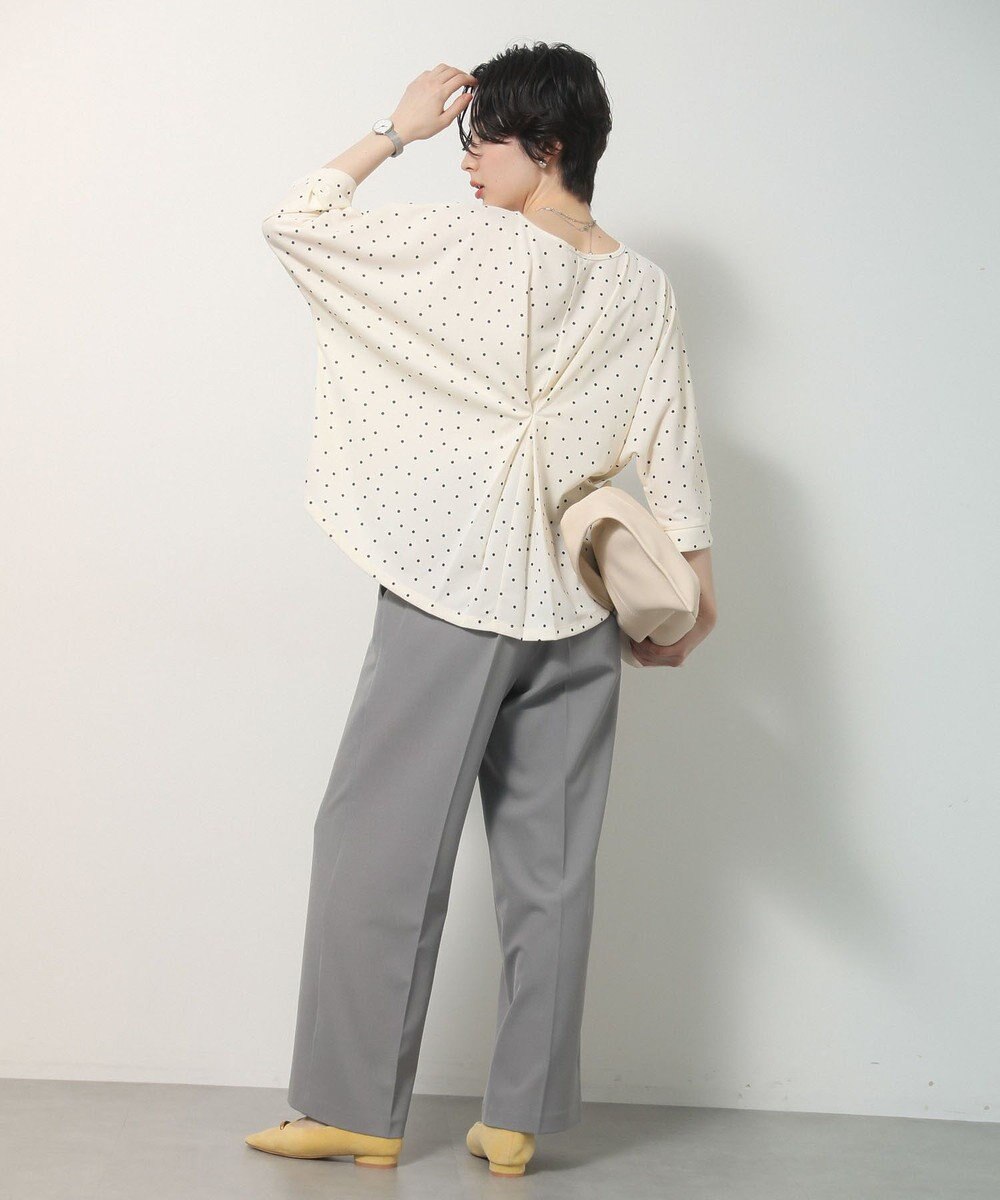 Green Parks きれシルストレートワイドパンツ 