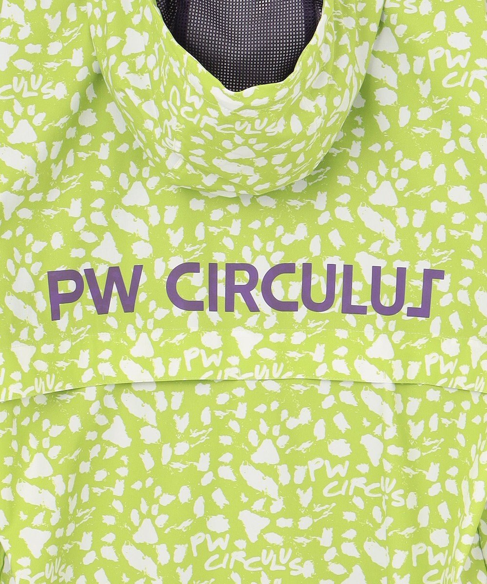 PW CIRCULUS 今が旬！【MEN】【洗える/ストレッチ】アニマルプリント ジップアップ フーデッド ブルゾン 