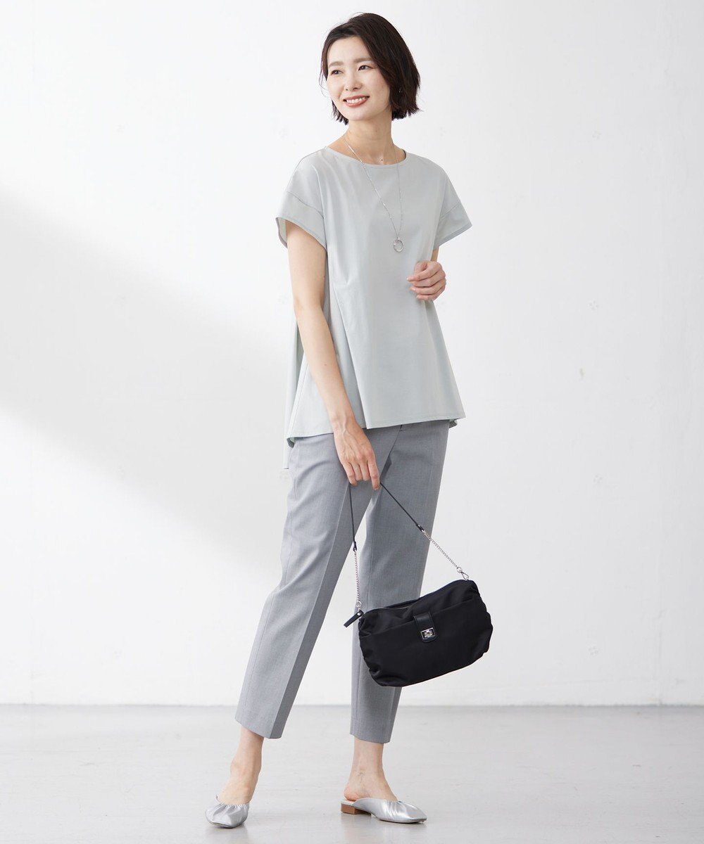 J.PRESS LADIES L 【WEB限定・吸水速乾】OUKAプレーティング カットソー 