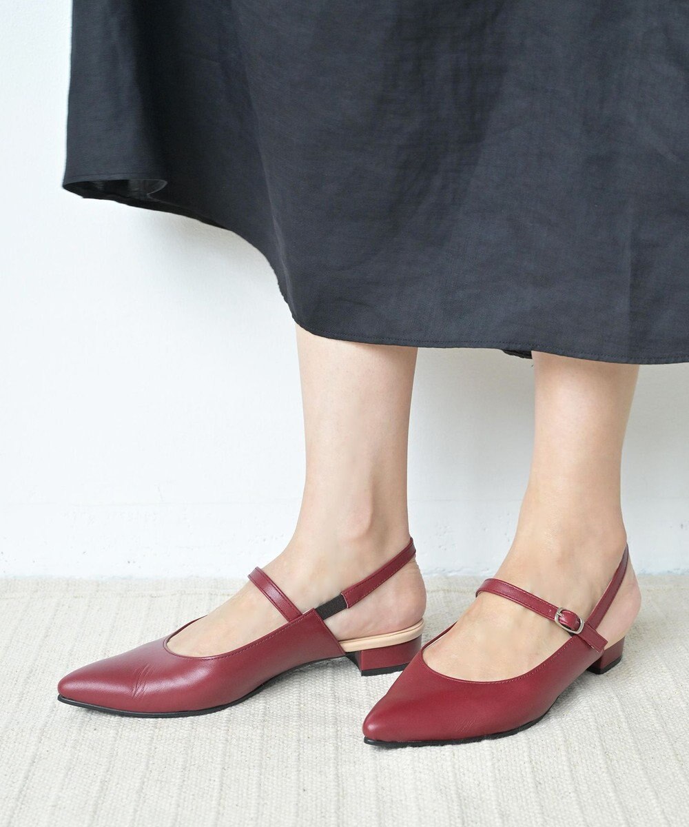 Pointer 日本製 本革ベルト付きミュール 