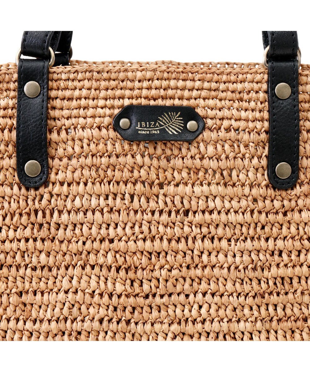 IBIZA ラフィア　セミショルダーバッグ 