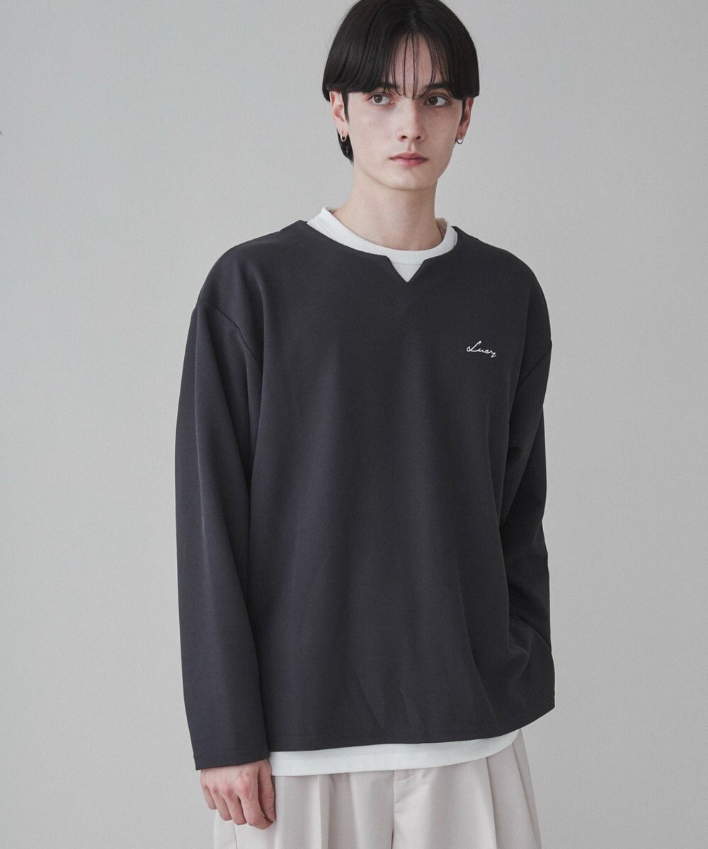 WEGO 【2点SET】アンサンブルキーネックプルオーバー 