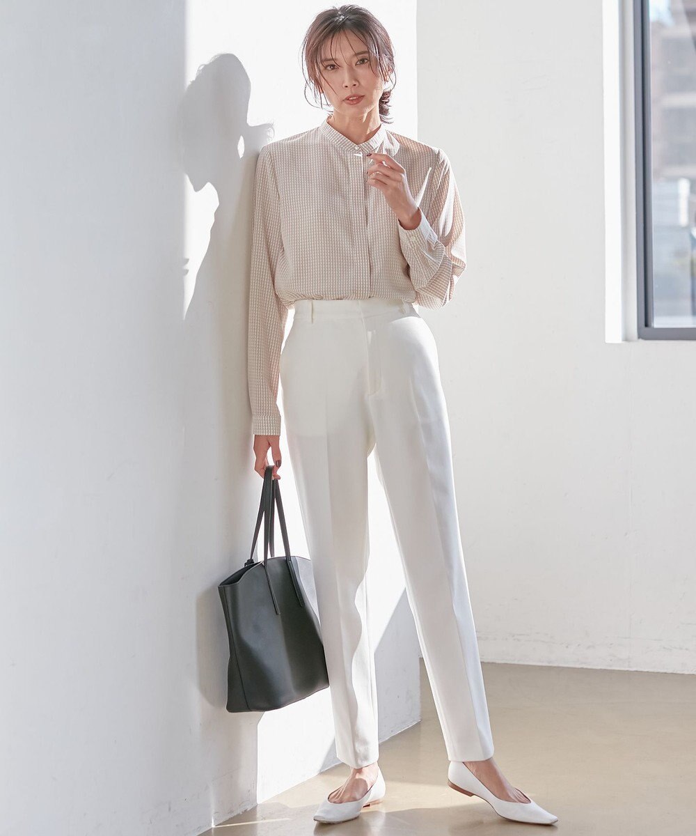 23区 【CLASSY.12月号掲載】TRストレッチギャバ テーパード パンツ 