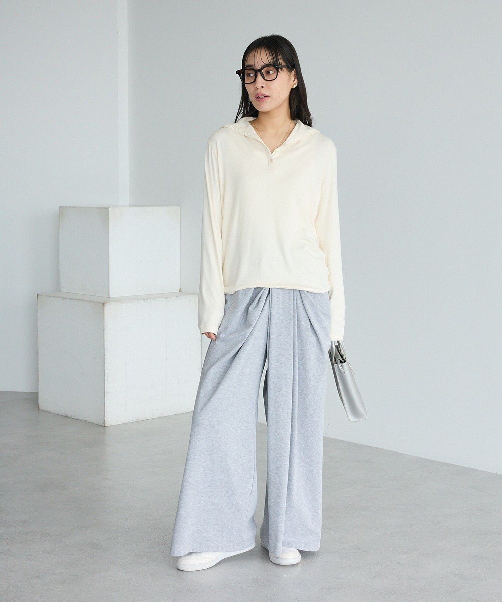 CRAFT STANDARD BOUTIQUE フロントタックドレープワイドパンツ 