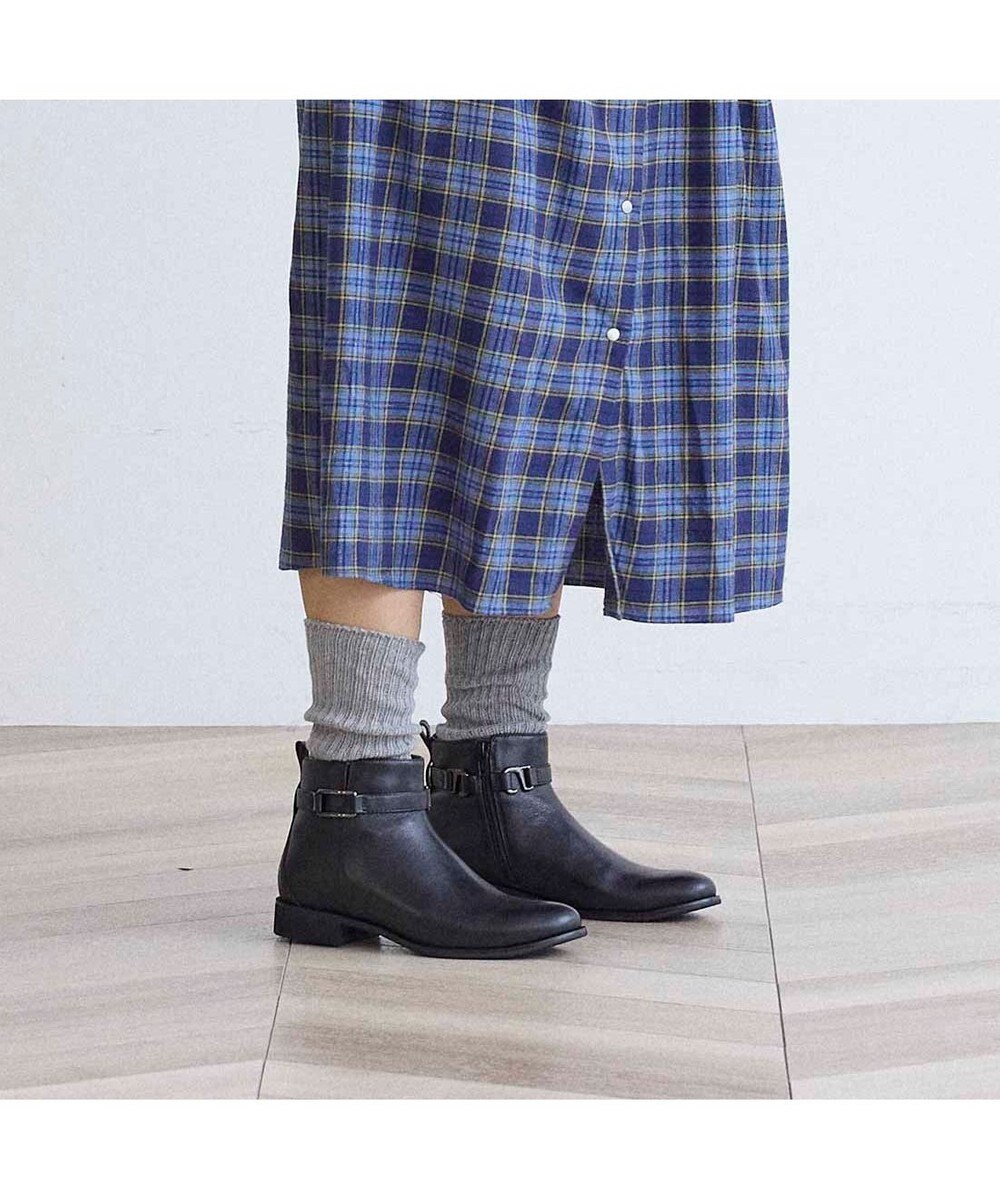 ing 2WAYアンクルベルトブーツ 