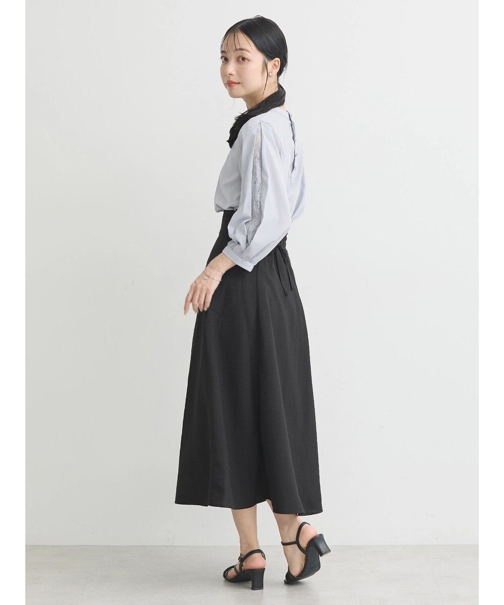 earth music&ecology レーススリーブブラウス 