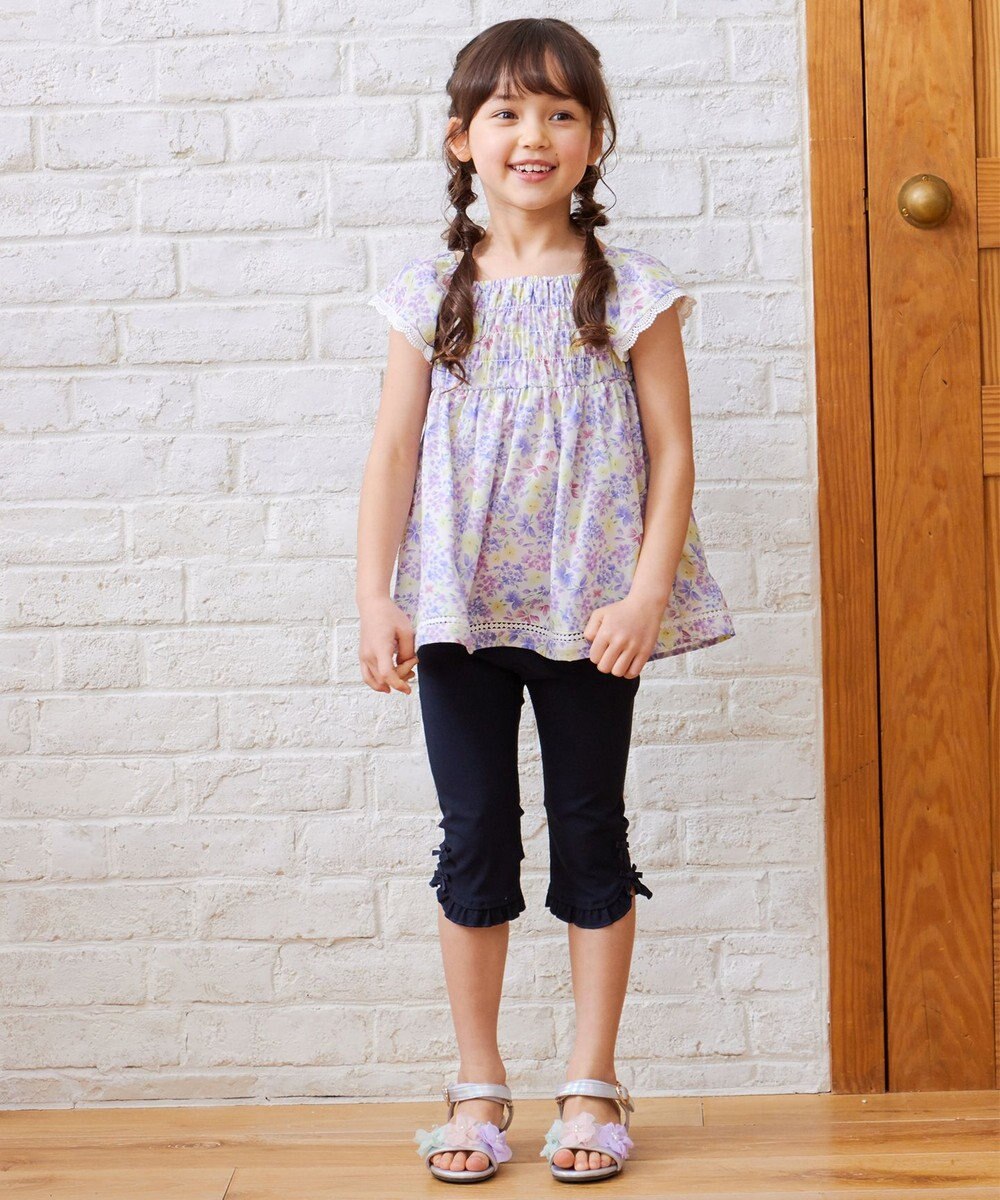 ANY KIDS 花柄 ブラウス 