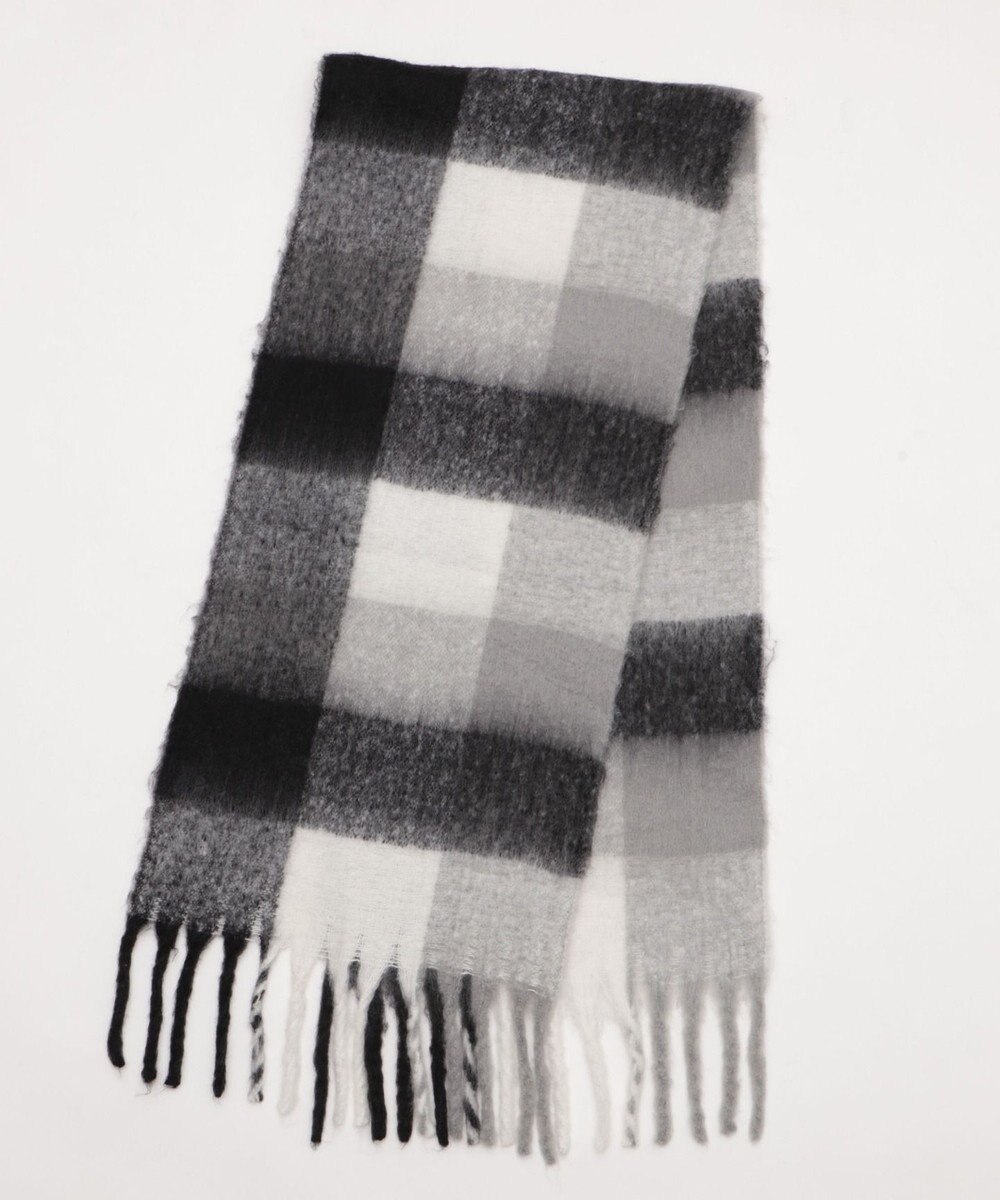 WEGO 【マフラー/ユニセックス着用】ワイドフリンジストール 