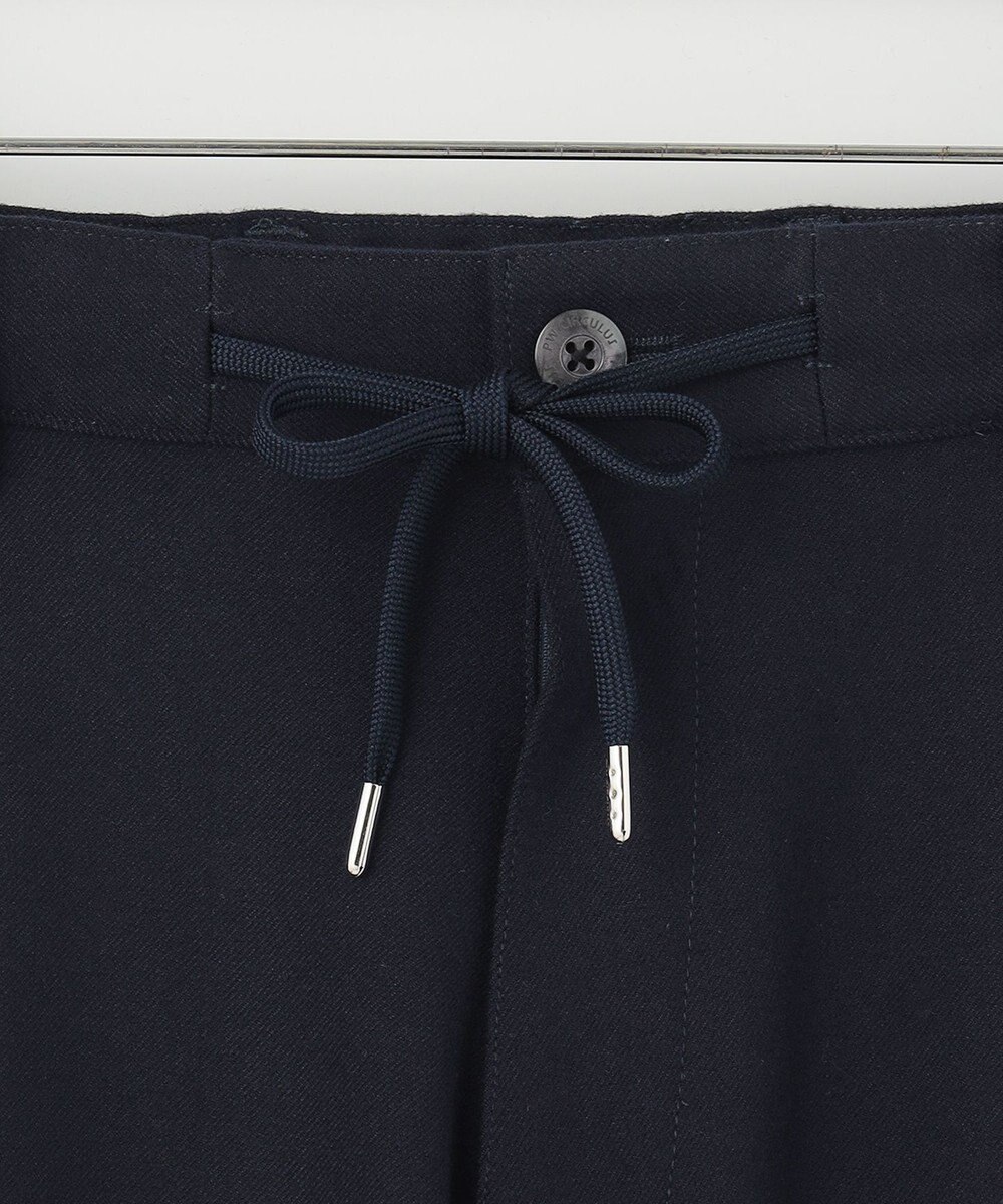 PW CIRCULUS 【MEN】【洗える/帯電防止/ストレッチ】ロゴ サイドライン パンツ 