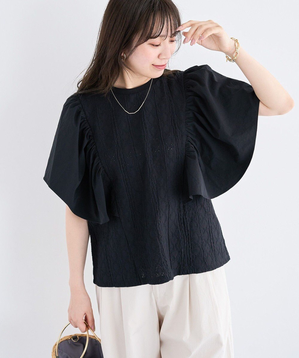 Green Parks ・ＳＵＧＡＲ　ＳＰＯＯＮ　ラッフルスリーブＴＥＥ 