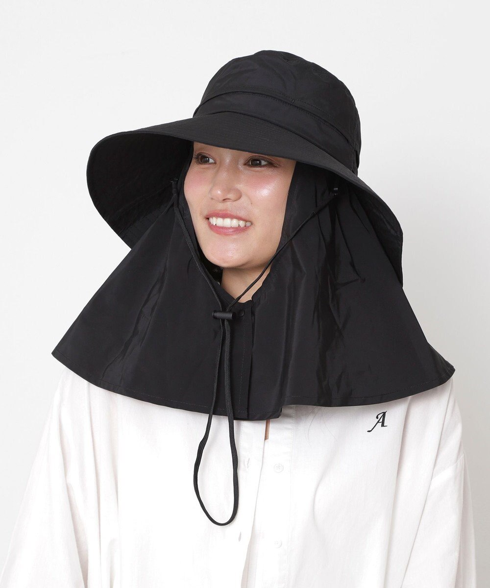 MOONBAT 【遮光100％/UVカット100％】フワクール (Fuwacool)  日差しを完全遮断サファリハット　遮光100　UV100 