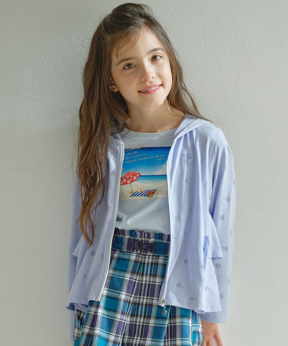 組曲 KIDS 【150-160㎝】夏休みの絵日記 Tシャツ 