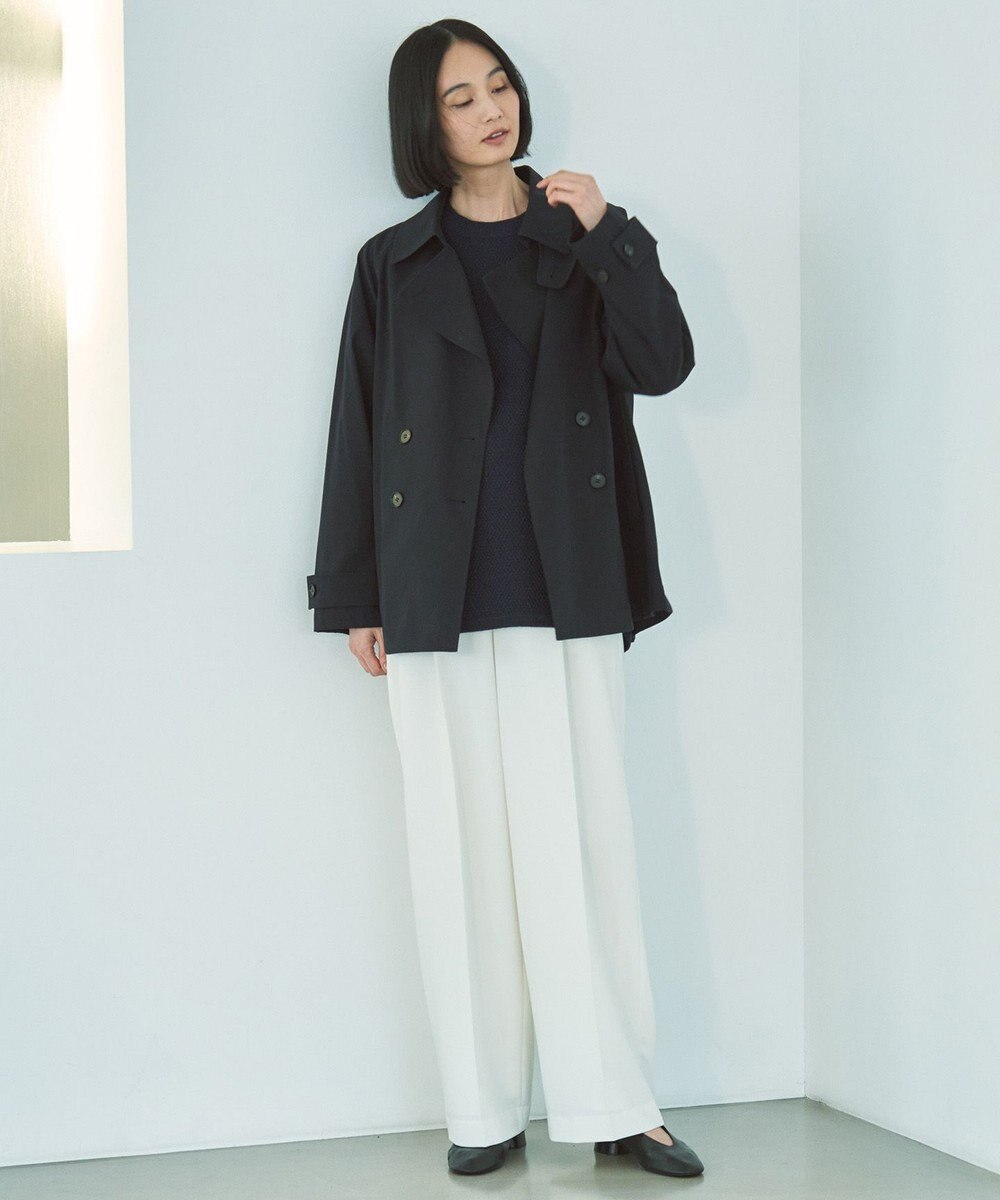 UNFILO ショート トレンチコート 