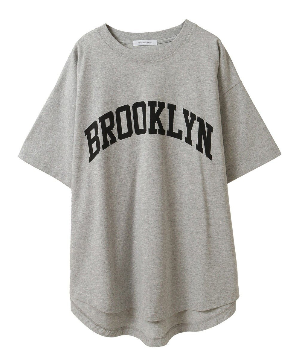 AMERICAN HOLIC BROOKLYN カレッジロゴBIGTシャツ 