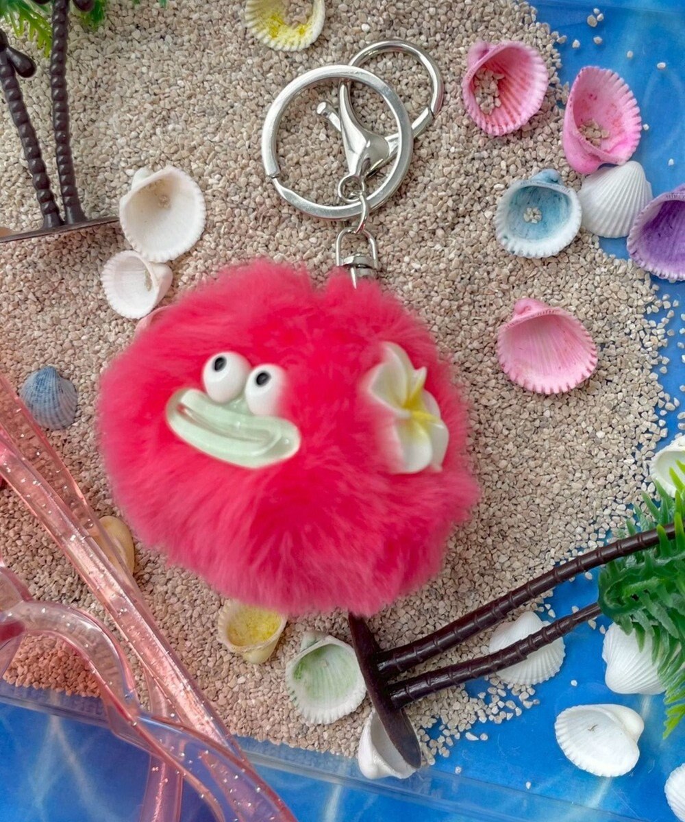 WEGO アゲアゲハイビスカスモンスターぬいぐるみキーホルダー 