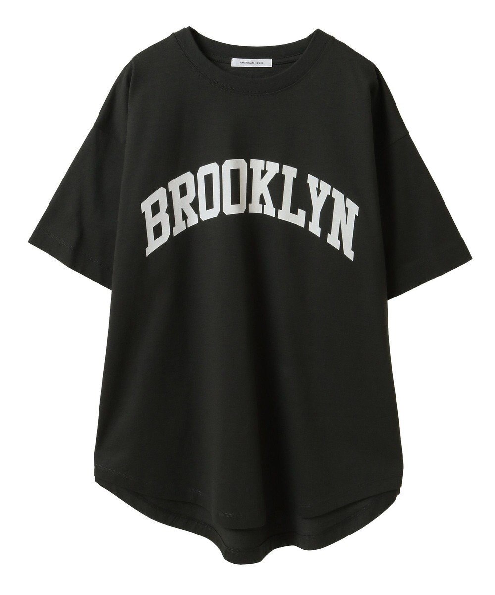 AMERICAN HOLIC BROOKLYN カレッジロゴBIGTシャツ 