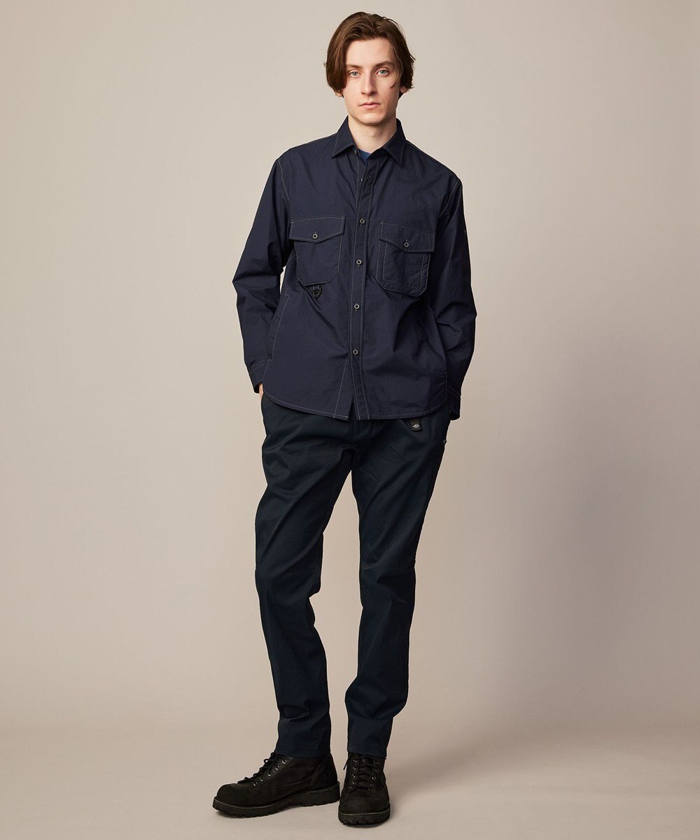 JOSEPH ABBOUD MOUNTAIN 【軽量/ECO撥水/ストレッチ/男女兼用】ライトワッシャー アウトドアシャツ 