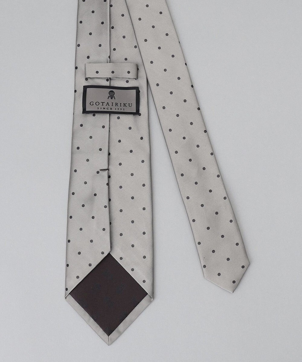 GOTAIRIKU GOTAIRIKU別注【日本製】シルク ネクタイ_ドット 