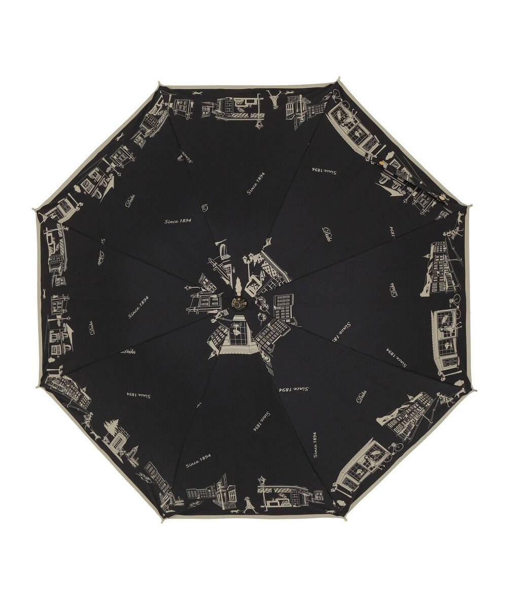 MOONBAT DAKS(ダックス) 晴雨兼用日傘 長傘 街並み フワクール生地使用 