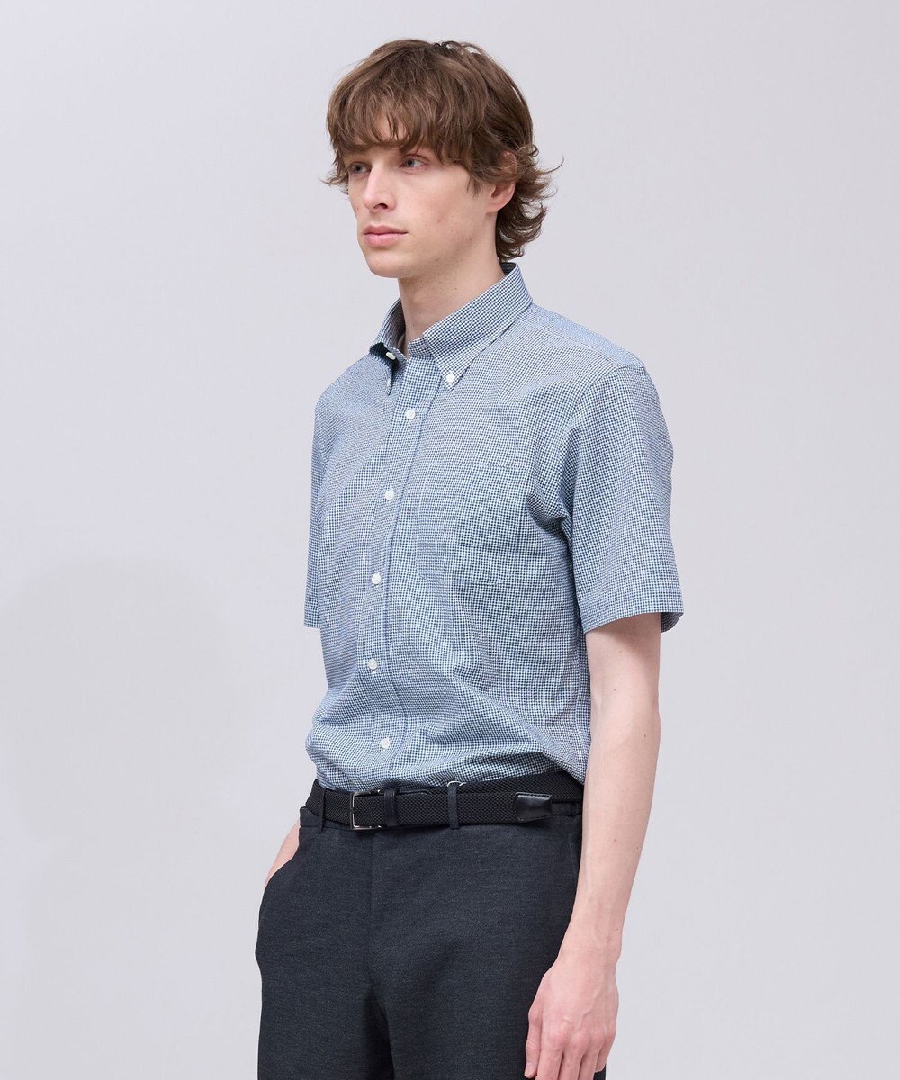 J.PRESS MEN 新色追加【 高通気性 / 軽量 / ノンアイロン / 撥水】【BEAT HEAT SYSTEM】半袖シャツ / B.D. 