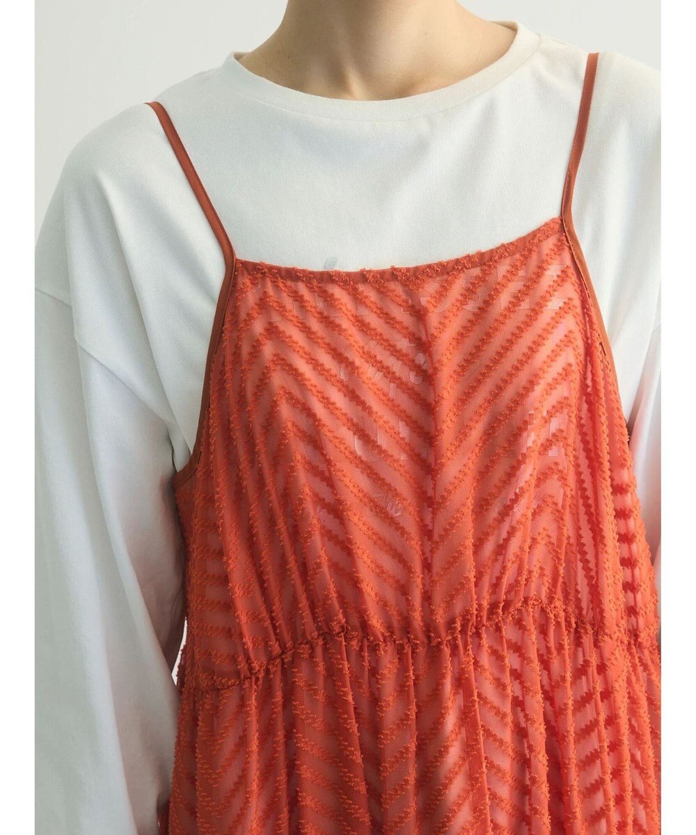 Green Parks armonia.ティアードシアーキャミワンピース 