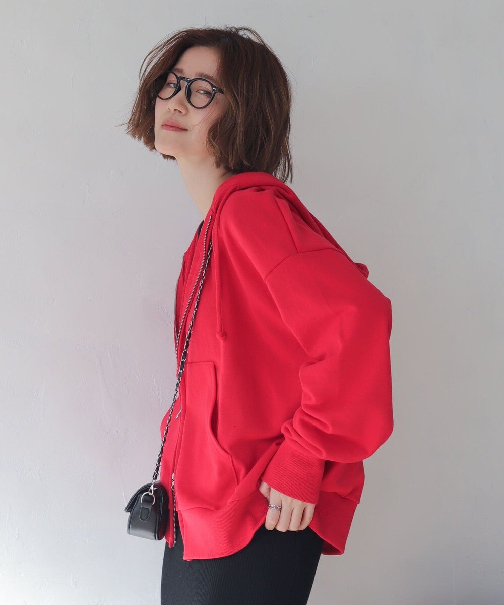 WEGO 【ユニセックス着用ITEM/MLサイズ展開】コンパクトフィットダブルZIPパーカー 