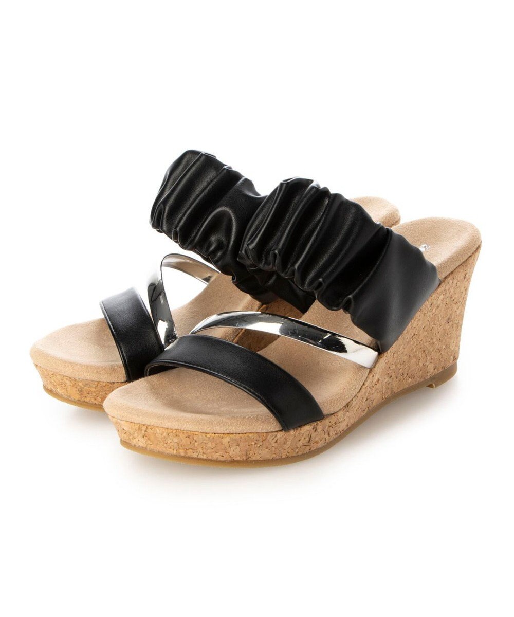 MODE ET JACOMO <carino>ギャザーサンダル 