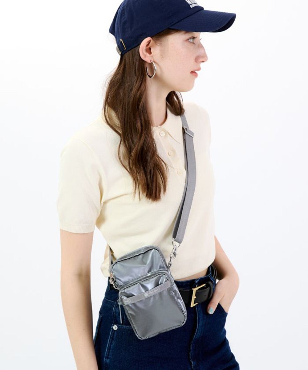 LeSportsac MINI PHONE BAG/ガンメタルグレーシャイン 