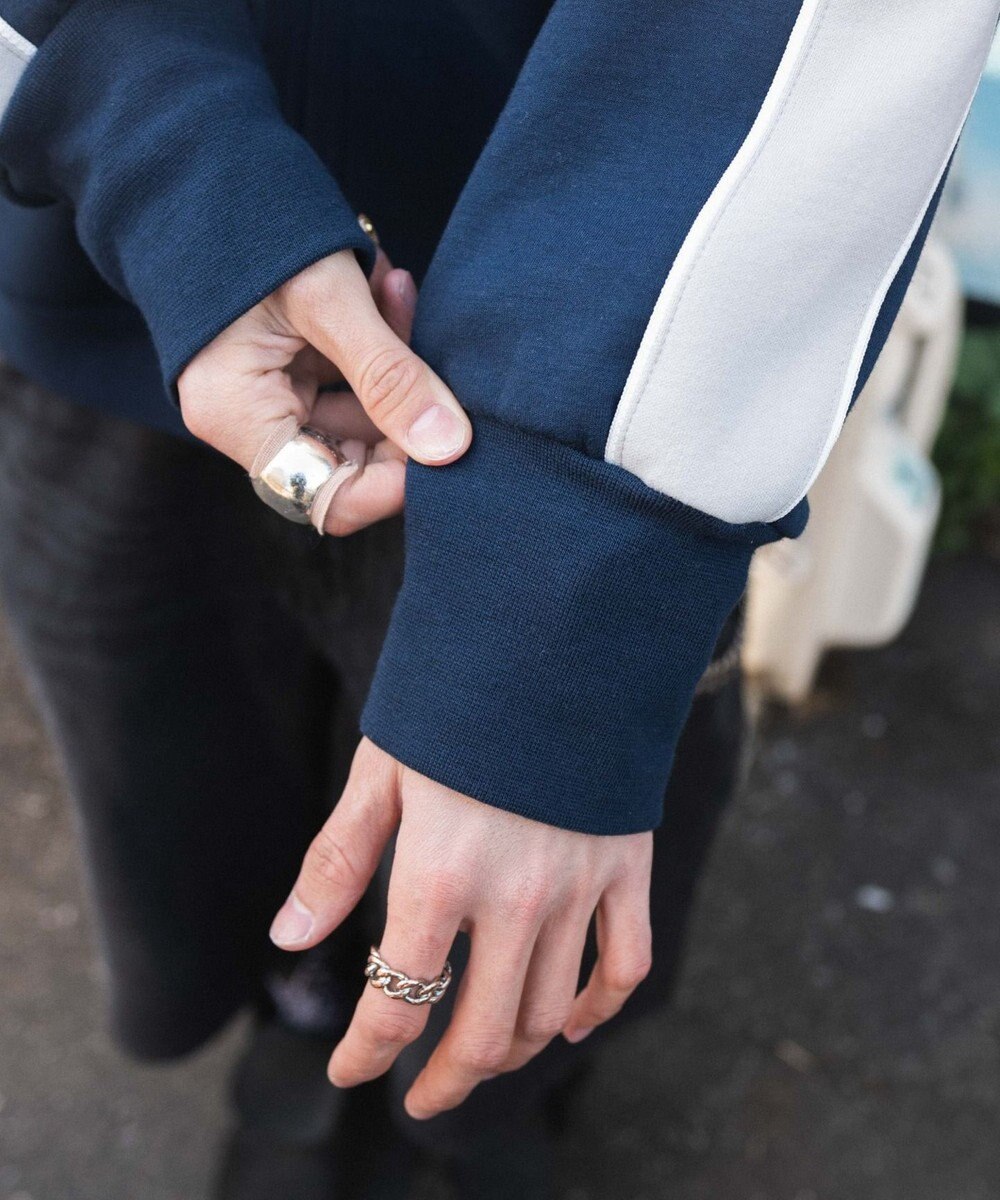 WEGO 【ユニセックス着用ITEM/MLサイズ展開】パイピングトラックジャケット 