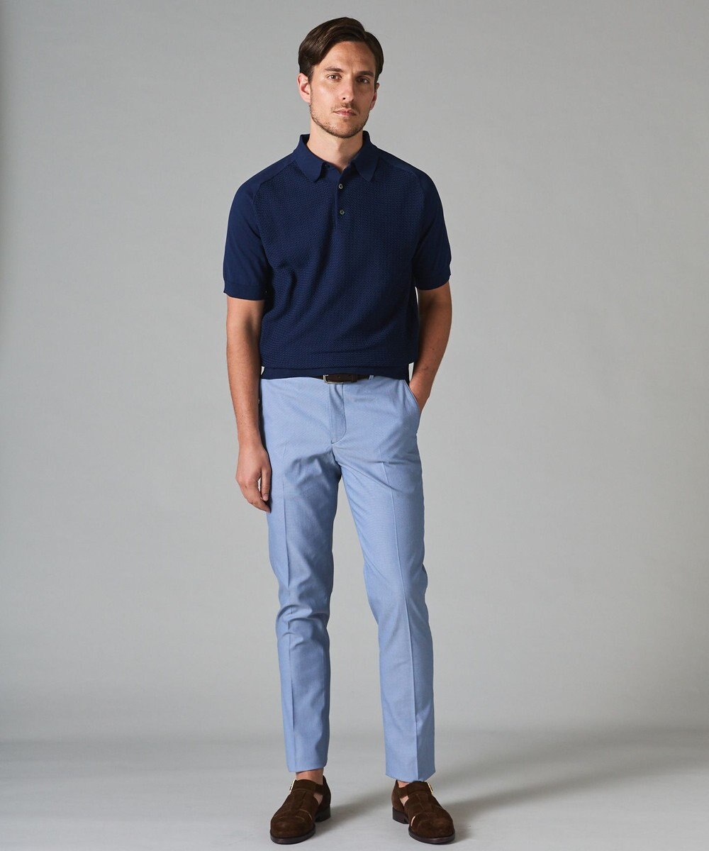 GOTAIRIKU ウエストアジャスター/折り目加工/吸汗速乾/洗える【ビジネス対応】クールマックスパンツ（24年モデル） 