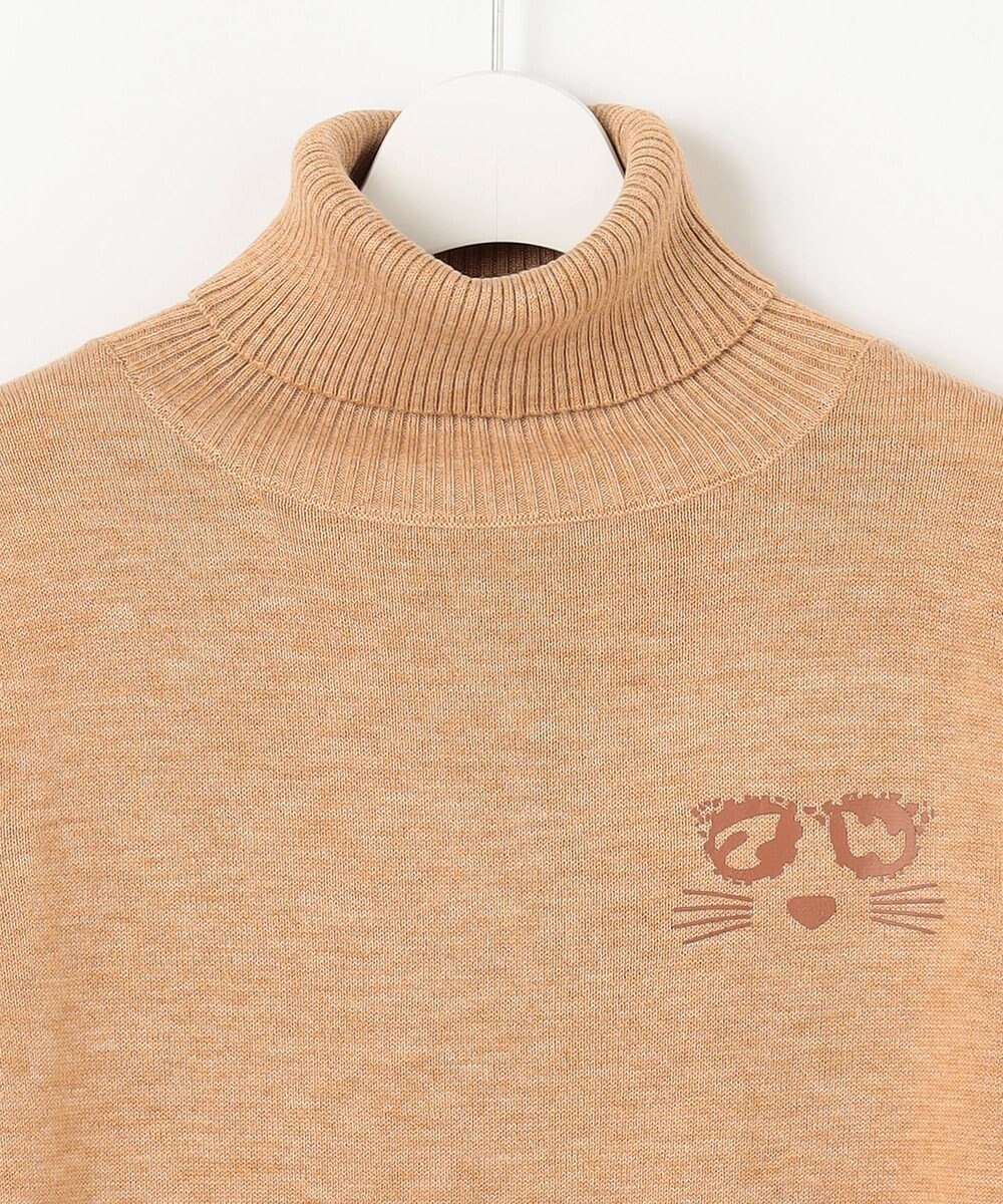 PW CIRCULUS 【WOMEN】LEOPARD ジャガードタートルニット 